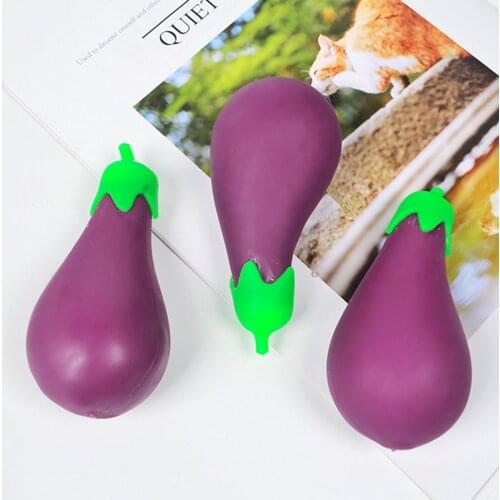 Slowly Rising Simulation Giant Eggplant carrot Stress Relief Toy Squeezing TPR Toy Anti-stress Shape Toy Kids Toy