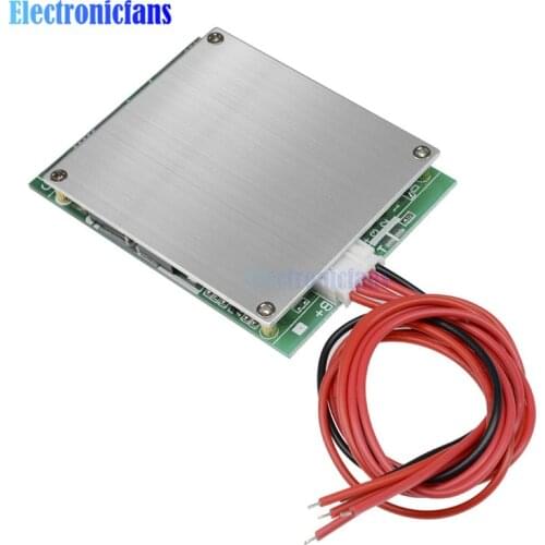 4S 100A 12V Balance For LiFePo4 For LiFe 18650 Battery Cell BMS Protection PCB Board Module Low Resistance MOS