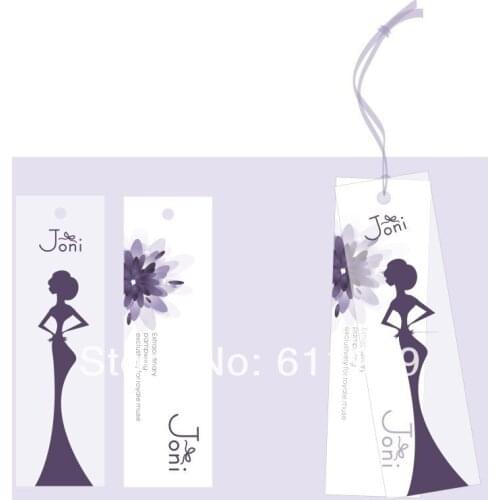 Free shipping customized woman clothing dress hang tags/tags top-quality cardboard swing tags 1000 pcs/lot