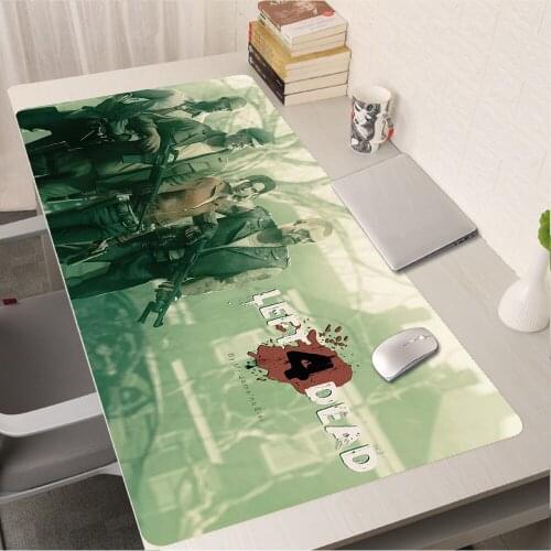 Mouse Pad Pad Table Deskmat Keyboard Mat Mousepad Anime Mouse Mats Pc Gaming Accessories Left 4 Dead 2 Mausepad Deskpad large
