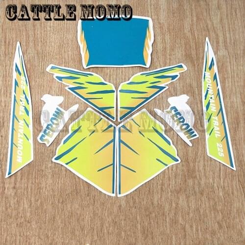 Motorcycle Complete Graphic Kit Sticker Fuel Tank Decal Gas Tank Decals For Yamaha Serrow 225 XT225 XT 225 Dirt Bike