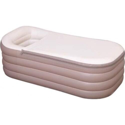 Inflatable Bathtub Folding Adult Bathtub Household Whole Body Bathtub Double Mandarin Duck Bathing Large Portable Plastic Can