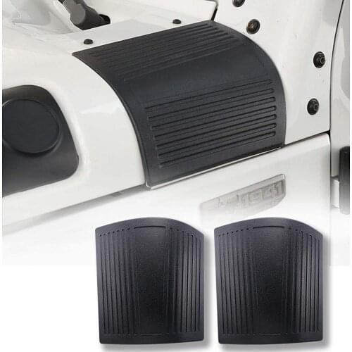 Body Armor Cover Corner Guards for Jeep Wrangler 2007-2018 JK JKU Unlimited Rubicon Sahara Cowl