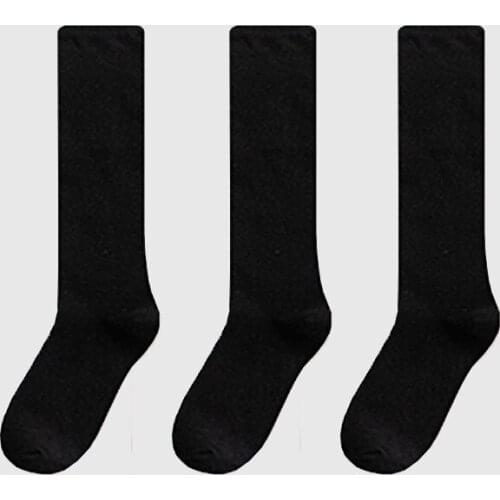 2 Pairs Women Cotton Socks Spring And Summer Thin Long Tube Black And White Business High TubeSoft And Breathable Ladies Socks