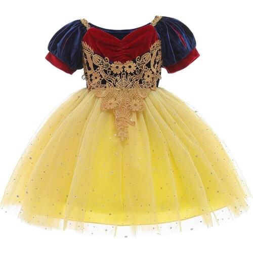 Girls Dresses Christmas Clothes Cosplay Costumes Children Pettiskirt 0-6 Yrs Infants Baby Birthday Party Wedding Kids Clothing
