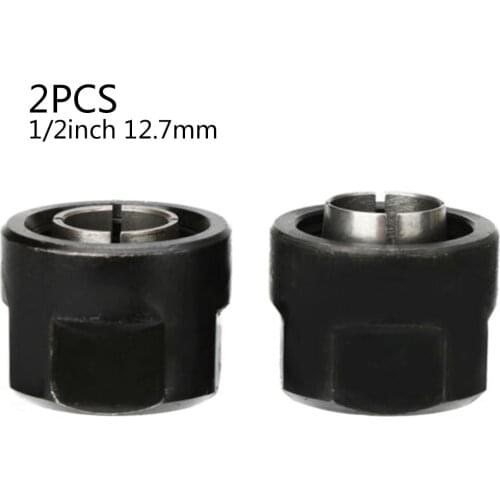 Practical 2Pcs chuck Router Collet Rep Milling cutter chuck For HITACHI+ 23421 M12VE M12VC M12V2 M12SE M12SA2