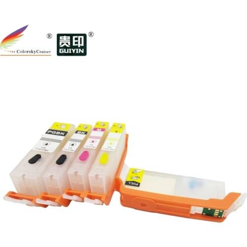 RCC270-5) refillable refill ink cartridge for Canon PIXMA MG 5720 5721 5722 6820 6821 6822 PGI-270 CLI-271 PGI 270 CLI 271