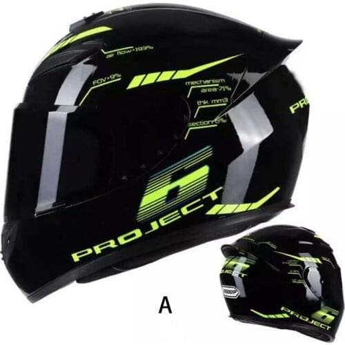 Motorhelm Volledige Gezicht Rapid Straat Helm Unisex Adult Cool Rider Apparatuur Vier Seizoenen Straat Touring Motorhelm