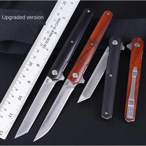 M390 Folding Knife Upgrade snap knife CS Go Fold Knives Camping Hunting Slicing Knife Outdoor EDC Tool With Holster Folder Clip
