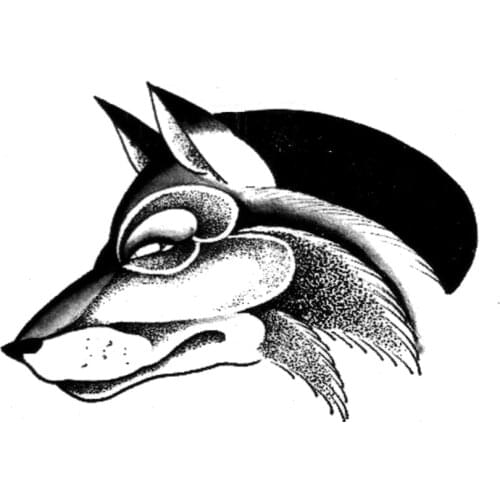 God Of Wolf Fenrisulfr Waterproof Temporary Tattoos Men Greek God Fake Tattoo The flash Kids Tatoo Tatouage Temporaire Femme