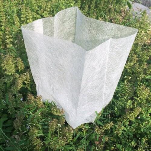 200 pieces plant-fiber Nursery Pots Seedling-raising bag Garden Supplies Can degrade Environmental protection 20*22cm