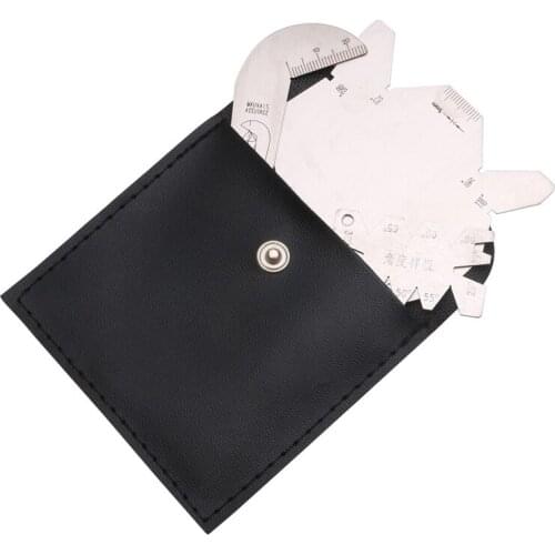 3Pcs/Set Drill Bits Angle Gauge Dirll Sharpener Tools S/S Inspection Angle Gage W329