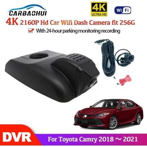 4K HD 2160P Car DVR Dash Camera Video Recorder camera For Toyota Camry 2018 2019 2020 2021 HD Night Vision high quality