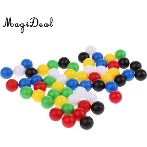 60 Pieces Plastic 1cm Balls for Wooden Connecting Four Balls in A Row Game Children Kids Toddlers Novelty Toys 1cm
