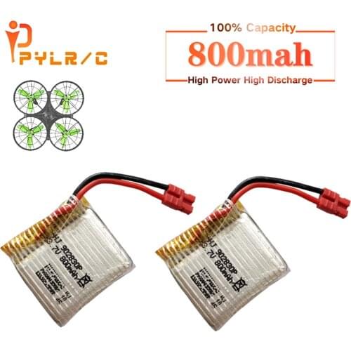 2Pcs Upgrade battery for Syma X21 / X21w x26 drone spare parts 3.7v 800mah lipo battery RC quadcopter accessories