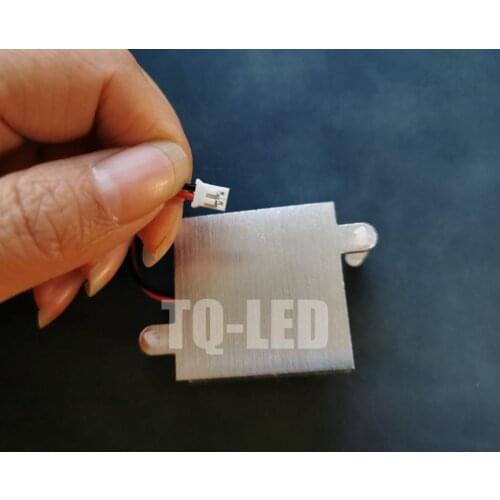 12V Aluminum Radiator with Fan for 3W 5w 10w High Power Led Hole Diatance 5.5cm Aluminum Heatsink