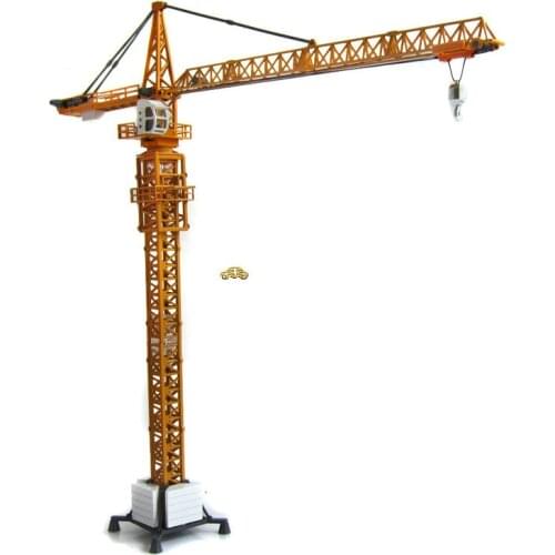 KAIDIWEI Tower cranes 1:50 Alloy Engineering Car model metal Large crane Exquisite gift kids toy City Building Series W102