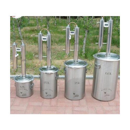 Free shipping 12 L Liters 3 Gal Home Distiller Moonshine Still Spirits Water Alcohol Oil Boiler Thumper Keg Brew Kit Wine Making