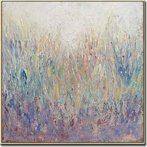 Autumn Colors The Natural Scenery Colorful Grass 100% Handpainted Wall Art Home Decor Picture Modern Oil Painting On Canvas