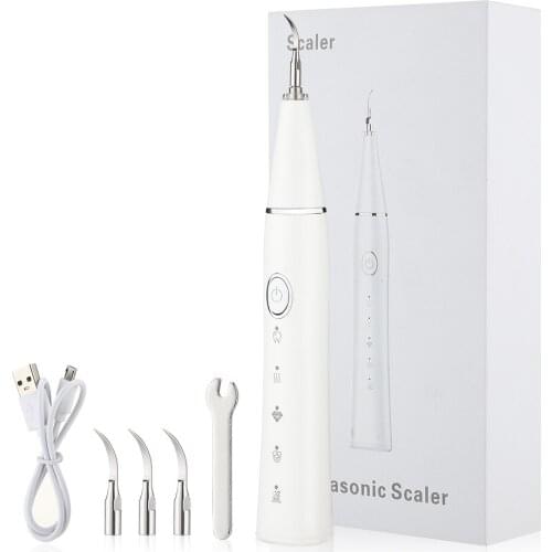 Electric Ultrasonic Tartar Removal Dental Scaler Tooth Calculus Remover Clean Teeth Whitening Products Tips Tools Oral Hygiene