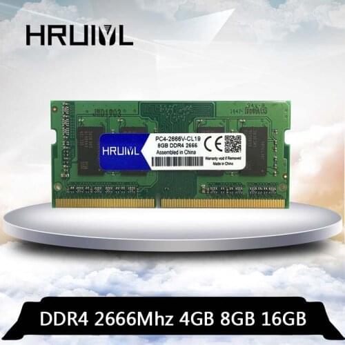 HRUIYLpc4-2666v ddr 4 4GB 8GB 16GB ram 2666 2666V 2666mhz Laptop memory ddr4 2666 PC4 2666 4G 8G 16G notebook memoria RAM sodimm