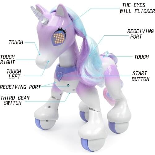 Toys for Children Remote Control Car Electric Smart Horse Childrens New Robot Touch Induction Electronic Pet Educational Toys