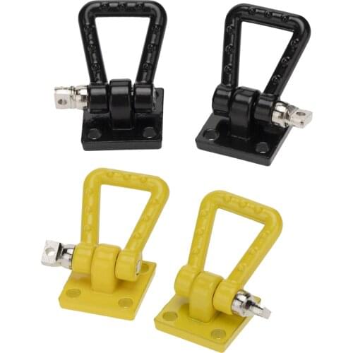 Mini Metal Trailer Shackle Tow Hook for SCX10 D90 1/10 Remote Control Car Replacement Parts