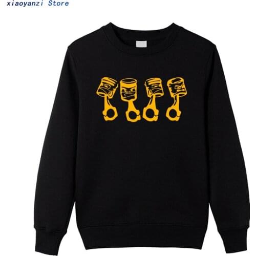 Angry Pistons 2020 New Funny Men Funny sweatshirts Man Clothing pullovers hoodies clothing brand