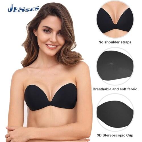Sexy Female Adhesive Bra Push Up Chest Pad Nipple Cover Non-slip Pads Breast Lift Sticker Disposable Chest Paste Tops For Female
