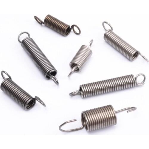 Manufacture 1.2mm spring steel tension spring 8mm out diameter length 30-150mm for furniture