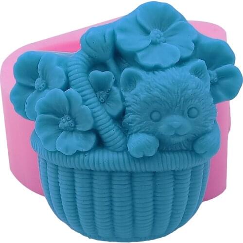 Monqui Cat Silicone Soap Molds Candle Molds Art Craft Molds Resin Molds