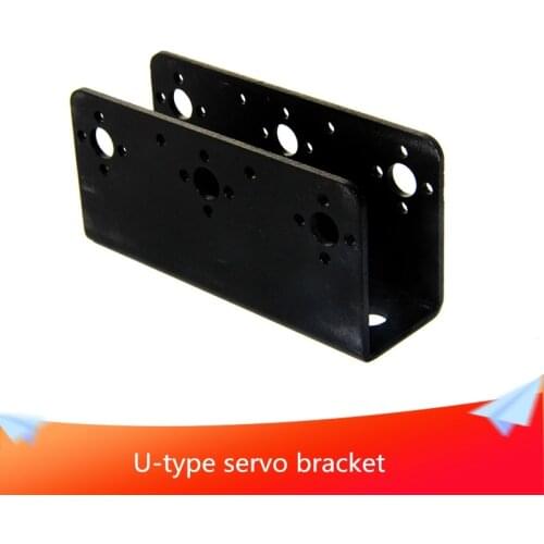 U Type Servo Bracket/U-shaped Beam DIY Robot Servo Bracket/Biped Robot Stent PTZ Accessories Robot Smart Car Accessories