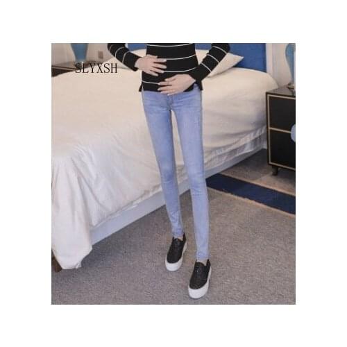 Winter Imitation Maternity Jeans for Pregnant Women Warm Care Belly Pregnancy Pants Leggings Stretch Maternity Clothes M-XXL