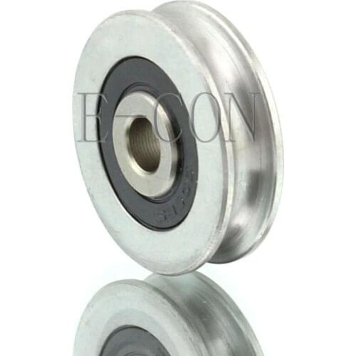 1/2/5/10PCS 6x29.5x8mm U Groove Guide pulley 440c Stainless Steel Metal Ball Bearing