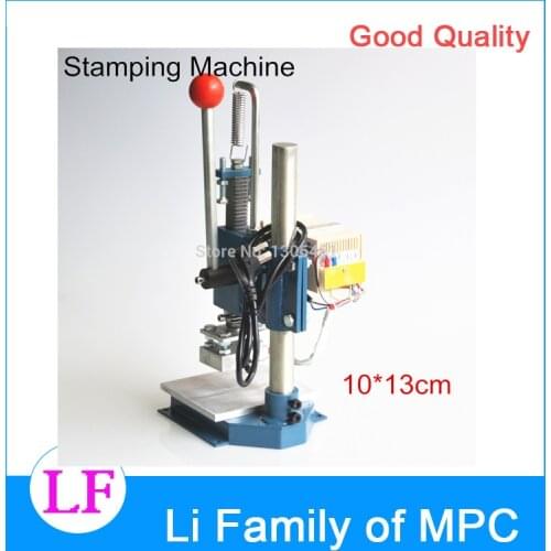 1 Set Manual Hot Foil Stamping Machine Foil Stamper Printer Leather Embossing Machine 220V/110V