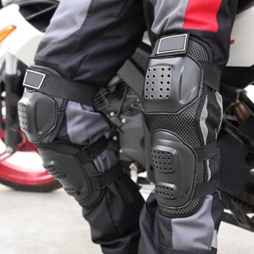 4Pcs Motorcycle Elbow Guards Knee Pads Protection Motorbike Protective Gear Knee Pads Breathable Racing Protective Gear Kits