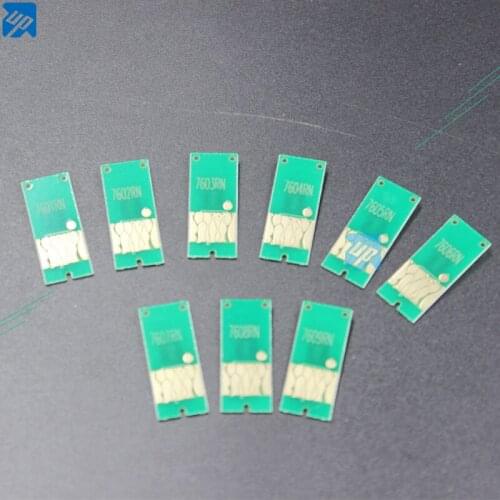 9PCS For Epson P600 surecolor P600 auto reset chips T7601- T7609 used for refillable ink cartridges