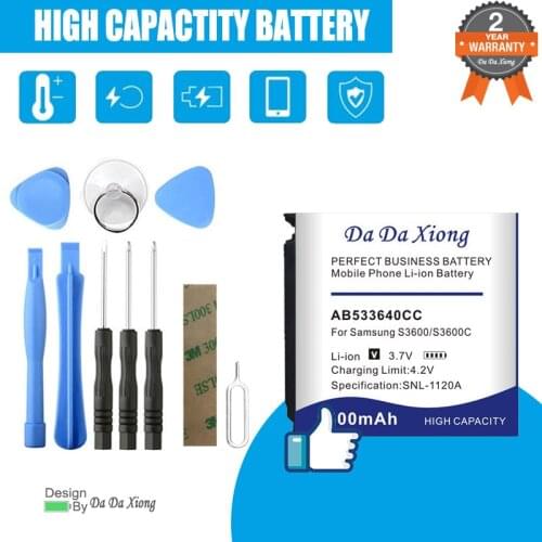 1400mAh AB533640CC AB533640CU Battery For Samsung S3600,S3600C,SGH-F330,SGH-F338,SGH-F490,SGH-J630,SGH-J638 SGH-G400,SGH-G600