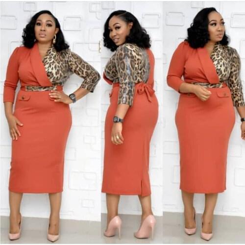 Dashiki African 4 Colors Long Dress For Women Traditional Print Clothing Sleeve With Belt (ZC09#)