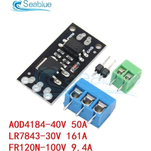 FR120N LR7843 AOD4184 D4184 Isolated MOSFET MOS Tube FET Module Replacement Relay 100V 9.4A 30V 161A 40V 50A Board