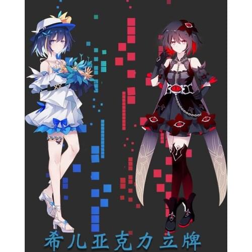 Anime Honkai Impact 3 Seele Vollerei Acrylic Stand Figure Model Plate Double Sided Desk Decor Cartoon Ornaments Xmas Gifts New