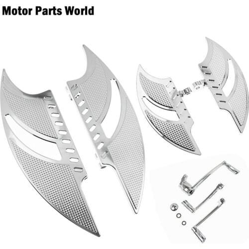 Motorcycle Chrome Driver Passenger Floorboards Brake Pedal Brake Arm Kit Shift Lever For Harley Touring CVO Road Glide FLTRXSE