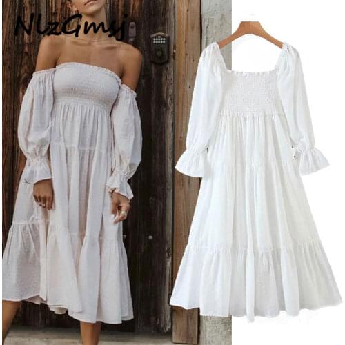Nlzgmsj White Summer Dresses