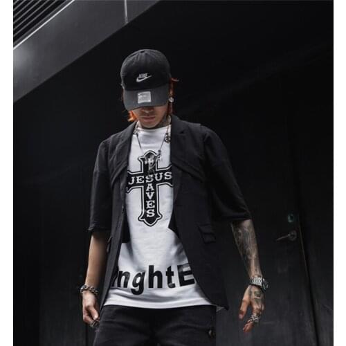 2020 New men clothing Hair Stylist GD stage Night Club Individual nightclub costumes leisure Vest Performance Singer costumes