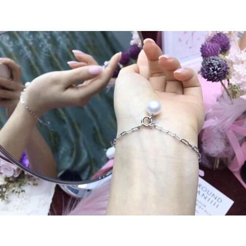 NEW ARRIVAL Charm 925 Sterling Silver Bracelet Mountings ADJUSTABLE Findings Jewelry Parts Fittings Accessories for Pearls