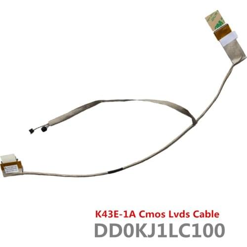 New DD0KJ1LC100 Cable For Asus X44 X44H X44C X44HY X44HR X44LY X44HR X84h X84C X84 A83 A83S A84 A84S K84L K84 Lcd Lvds Cable