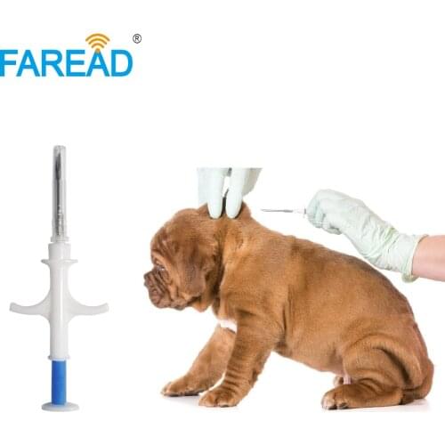 X10pcs animal pet syringe dog microchip ID tracking ICAR register ISO11784/5 FDX-B unique 15 digital number glass injectable tag