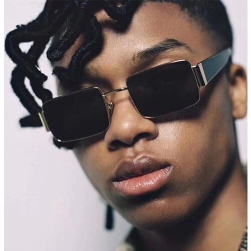 Square Steampunk Sunglasses Hiphop Women Men Big Punk Frame Sun Glasses Metal Decoration Shades Vintage Ladies Eyeglasses oculos