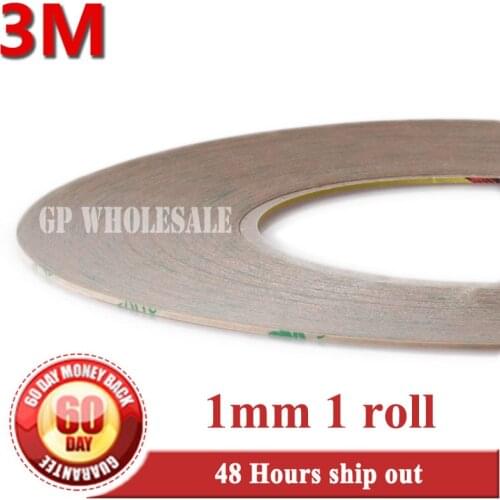 Super Slim, Strong Adhesion (1mm Wide), 3M 300LSE Clear Double Sided Sticky Tape for HTC Samsung Touch Screen LCD Display Frame