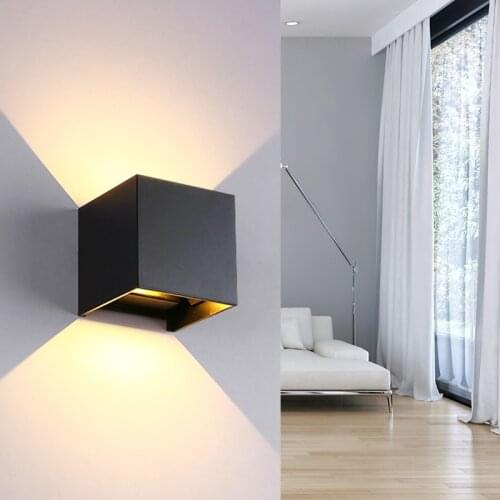 New LED Wall Lamp Indoor Outdoor Light IP65 Waterproof Porch Garden Wall Lamp Sconce Balcony Terrace Decoration Lighting Lamp